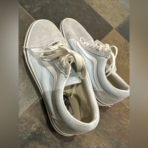 Vans Old Skool Light blue size 10 shoes - brand new. only worn once